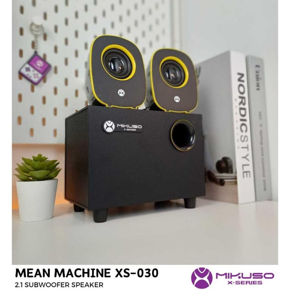 NUBWO NS-030 Speaker Subwoofer 2.1 CH - AUX dan USB - MIKUSO XS-030 Speaker Subwoofer 2.1 CH - AUX d