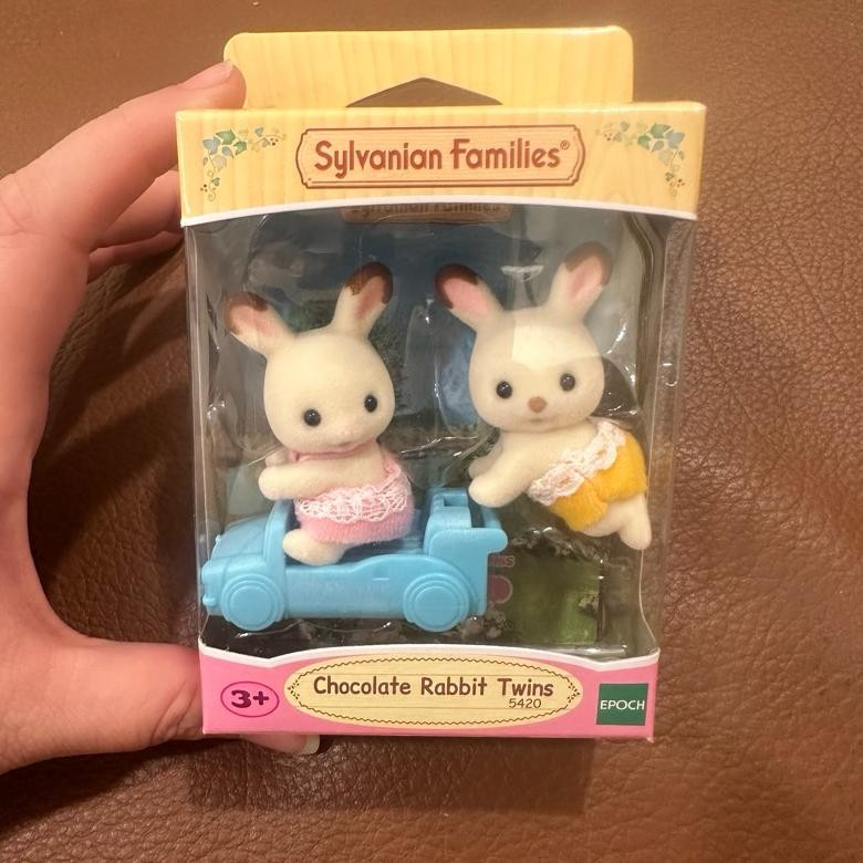 Sylvanian Families Chocolate Rabbit Twins DiM