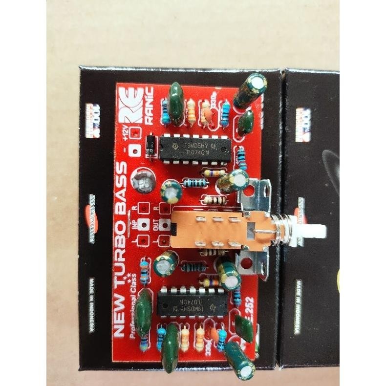 Kit Galaxy Galaxi New Turbobass Stereo 2IC TL074 12V DiM