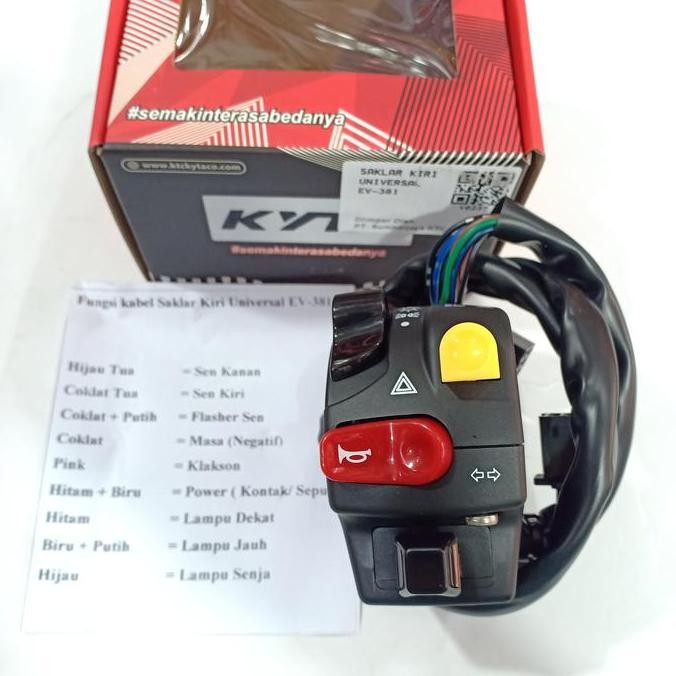 Saklar Kiri Ktc Kytaco Ev 381 Universal/ Saklar Lampu Matic Ktc Kytaco