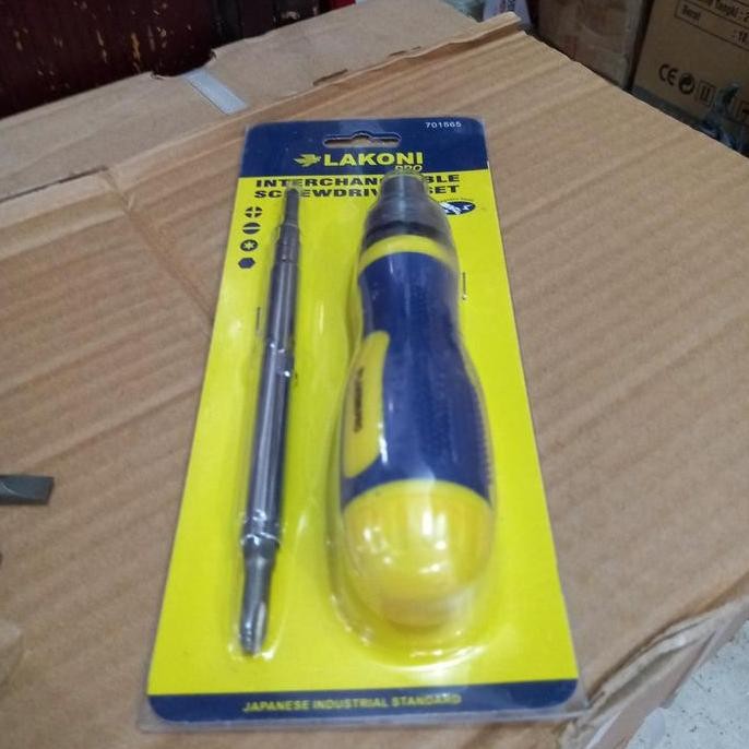 Obeng Rachet 19 In 1 Lakoni Pro / Obeng Gagang Rachet Lakonipro