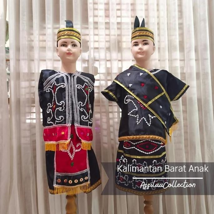 Pakaian Tradisional Kalimantan Barat //Baju Adat Kalimantan Barat Anak