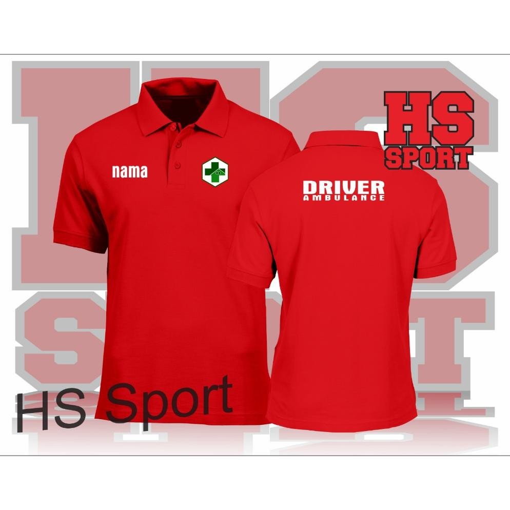Gq-68 Baju Driver Ambulance - Baju Puskesmas - Polo Driver Puskesmas - Baju Supir Ambulance