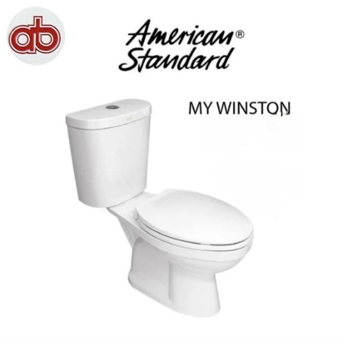 Kloset Closed Duduk Duoblok Toilet American Standard My Winston Twopiece Putih