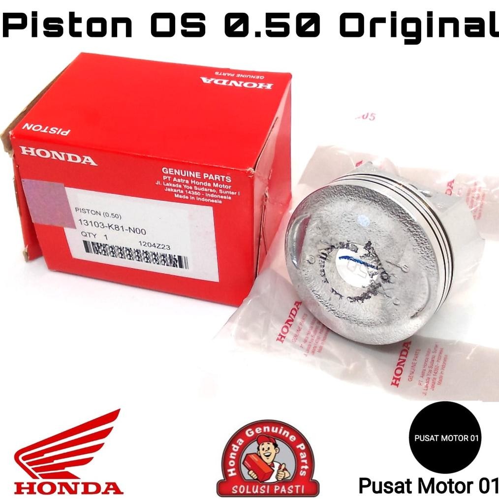 Piston Motor Original Ahm Honda OS 0.50 Seher Motor Matic Asli Sparepart Motor Piston Seher Ori Beat