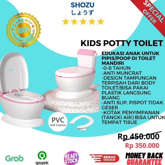 Kids Potty Training Design Toilet Dewasa Pispot Toilet Duduk Anak