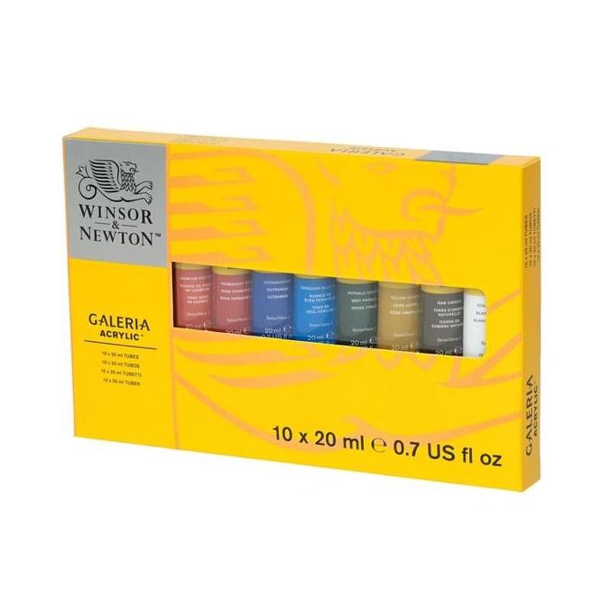 

TERBARU Galeria Acrylic Colour Winsor & Newton set 10x20ml BISA GRAB!