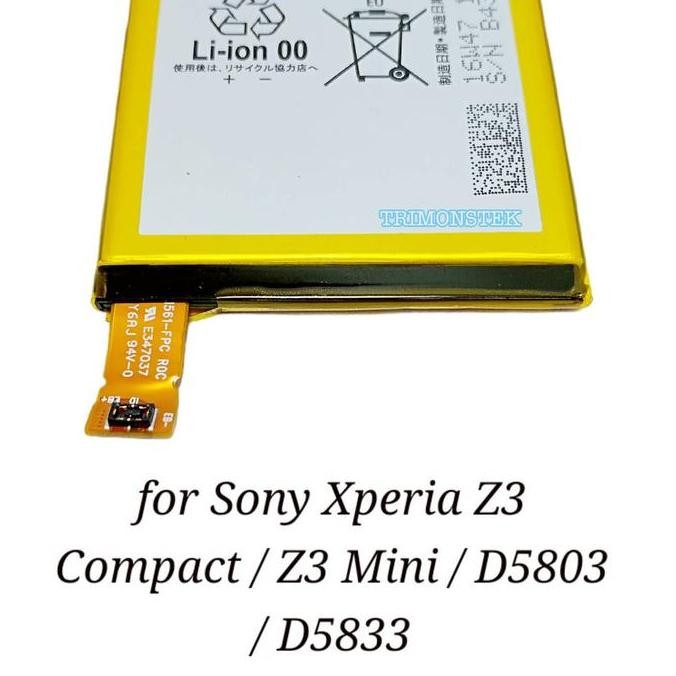 Diskon Baterai Sony Xperia C4 Z3 Mini Compact Original 100% - Batre Hp Sony