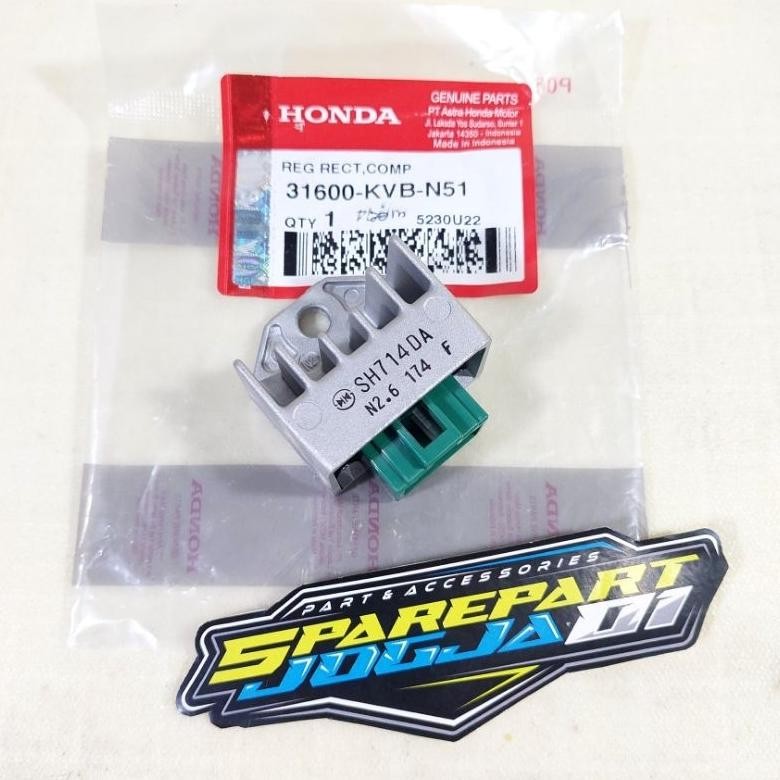 Regulator Kiprok Vario 110 Karbu Beat Scoopy Spacy Vario 110 Techno Karbu Lama 31600-KVB-N51 ASLI OR