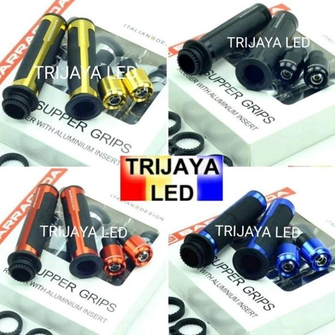 Produk Baru Handgrip Barracuda Ori Carbon + Jalu Stang CNC Universal Vario Beat Mio Vixion Scoopy