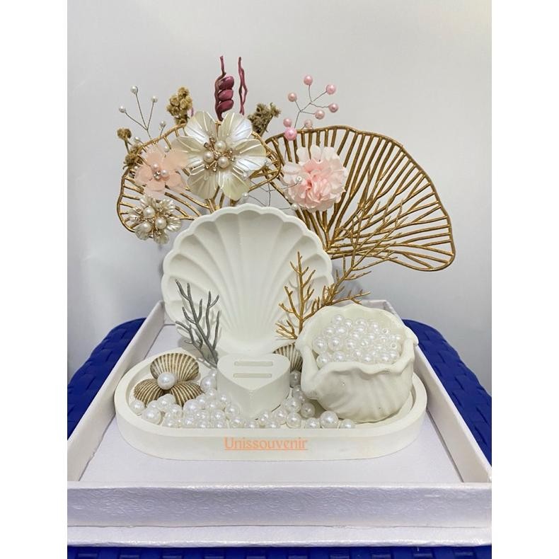 Mahar nikah/tempat cincin/ seserahan nikah/ tempat perhiasan estetik/ kotak cincin lamaran / kotak c