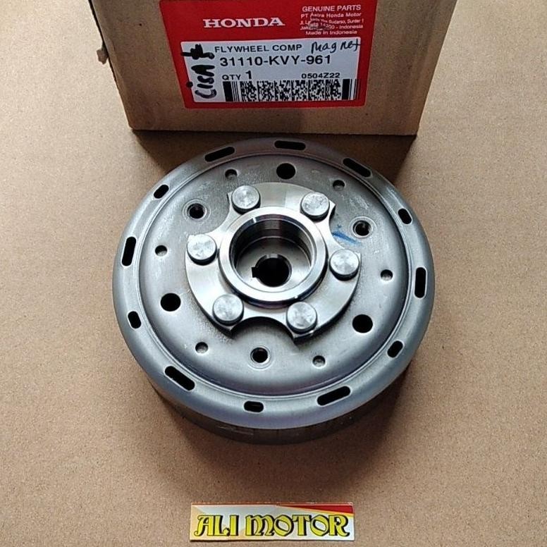 Flywheel comp magnet beat spacy scoopy karburator 2008-2012 31110-KVY-961 ori AHM