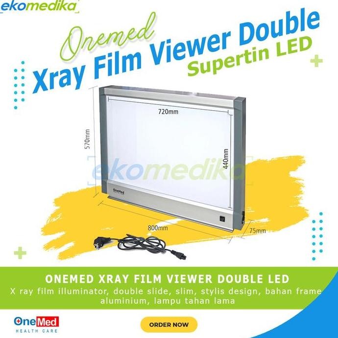 Lampu Xray Viewer Double Slide Onemed Film Viewer