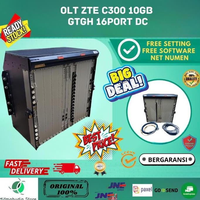 Olt Zte C300 10Gb Gtgh 16Port Dc New Stok