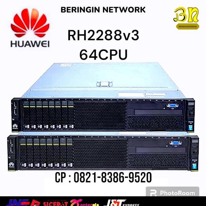 Server Huawei Rh2288 V3 16 Core X 2 32 Core Setara Dl380 Gen 9 R730 New Stok