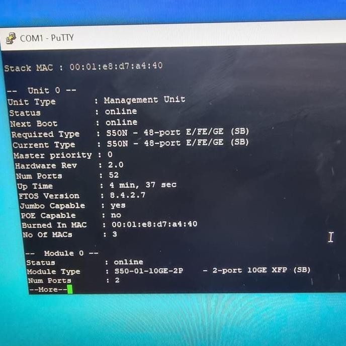 Switch Dell Force10 S50-01-Ge-48T New Stok