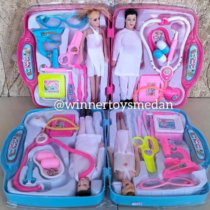 Tersedia Mainan Dokter Anak FH227 FH225 Set Tas Koper Dokteran Edukasi Anak