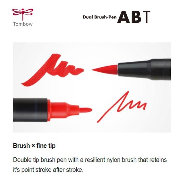 

Promo Tombow Abt Dual Brush Pen Bonus 3 | Paket 6 Warna Kuas Spidol Kaligrafi