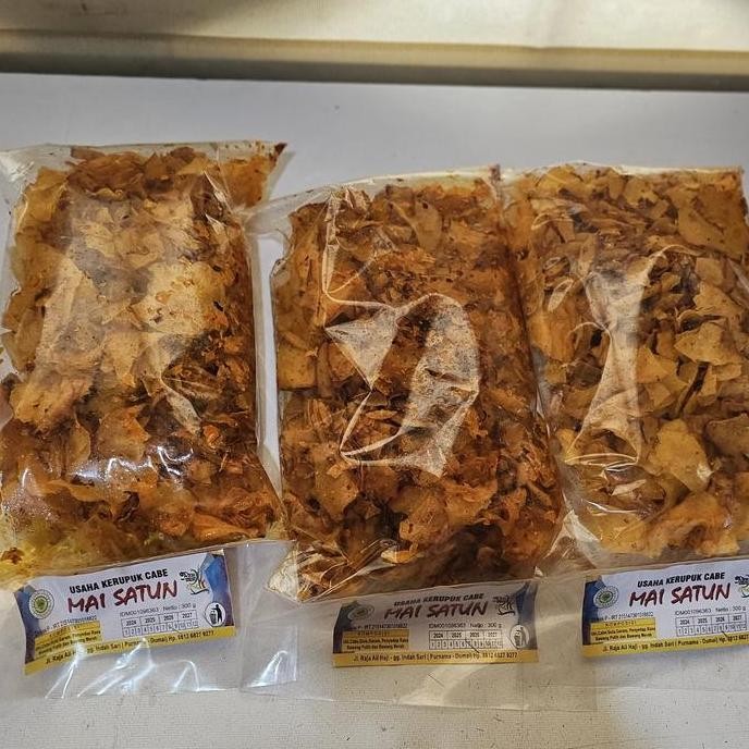 

Keripik Cabe IKA Dumai (Kerupuk Pedas Dumai)