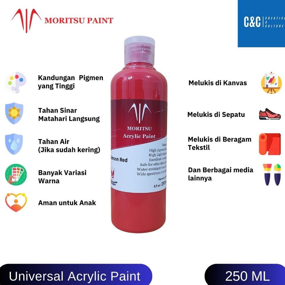 

Um57 Cat Akrilik Moritsu Premium 250Ml - Moritsu Premium Acrylic Paint 250Ml Um57