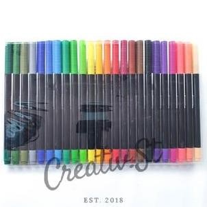 

Promo Joyko Brush Pen Kaligrafi 24 Warna Clp-13A - Spidol Kuas & Fine Tip