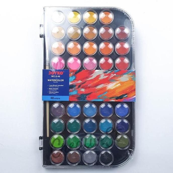 

Promo Joyko Cat Air Padat Block Solid Watercolour Wc-3-48 Brush Kuas