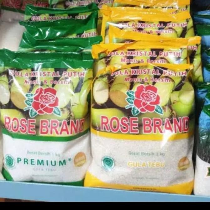 

Gula pasir rosebrand 1kg isi 20 pack/dus GS