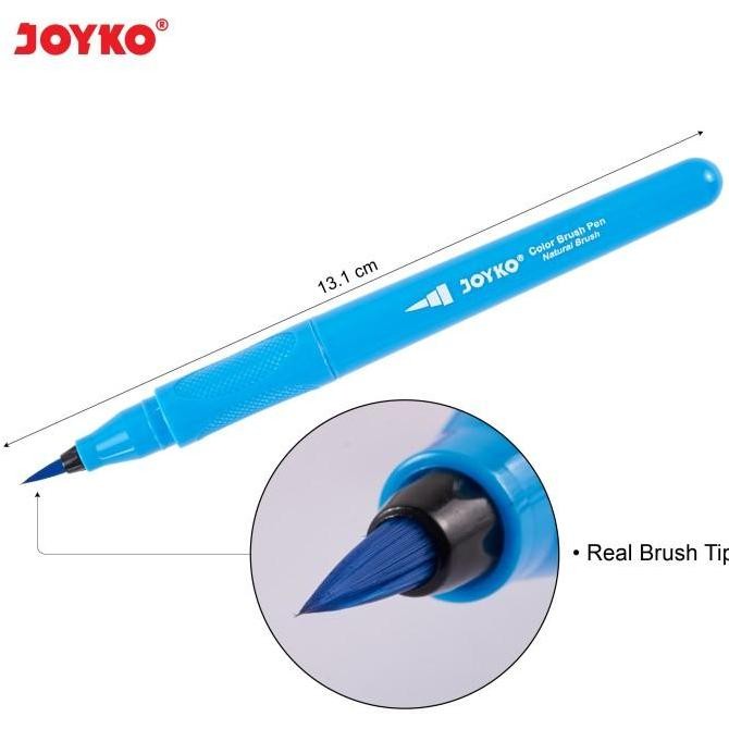 

Promo Joyko Clp-08 Color Brush Pen 12 Warna - Pena Kuas Warna Watercolor Set