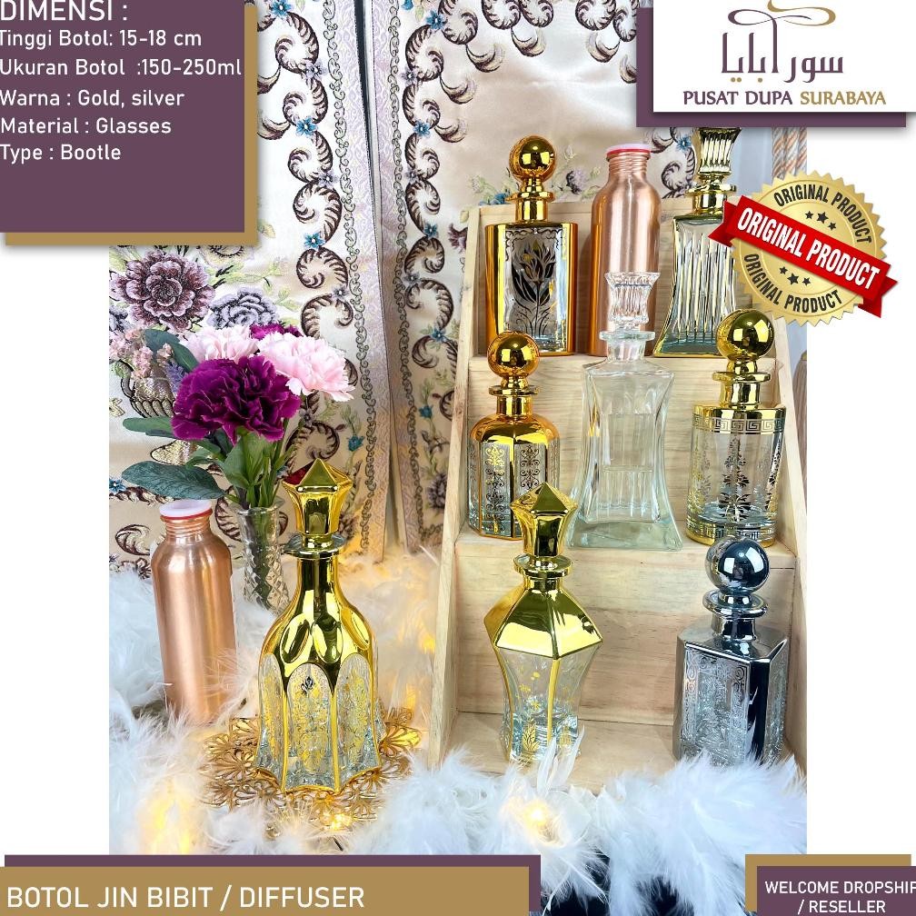 Botol Casa Display Jin Bibit Parfum/Diffuser/Premium Kaca