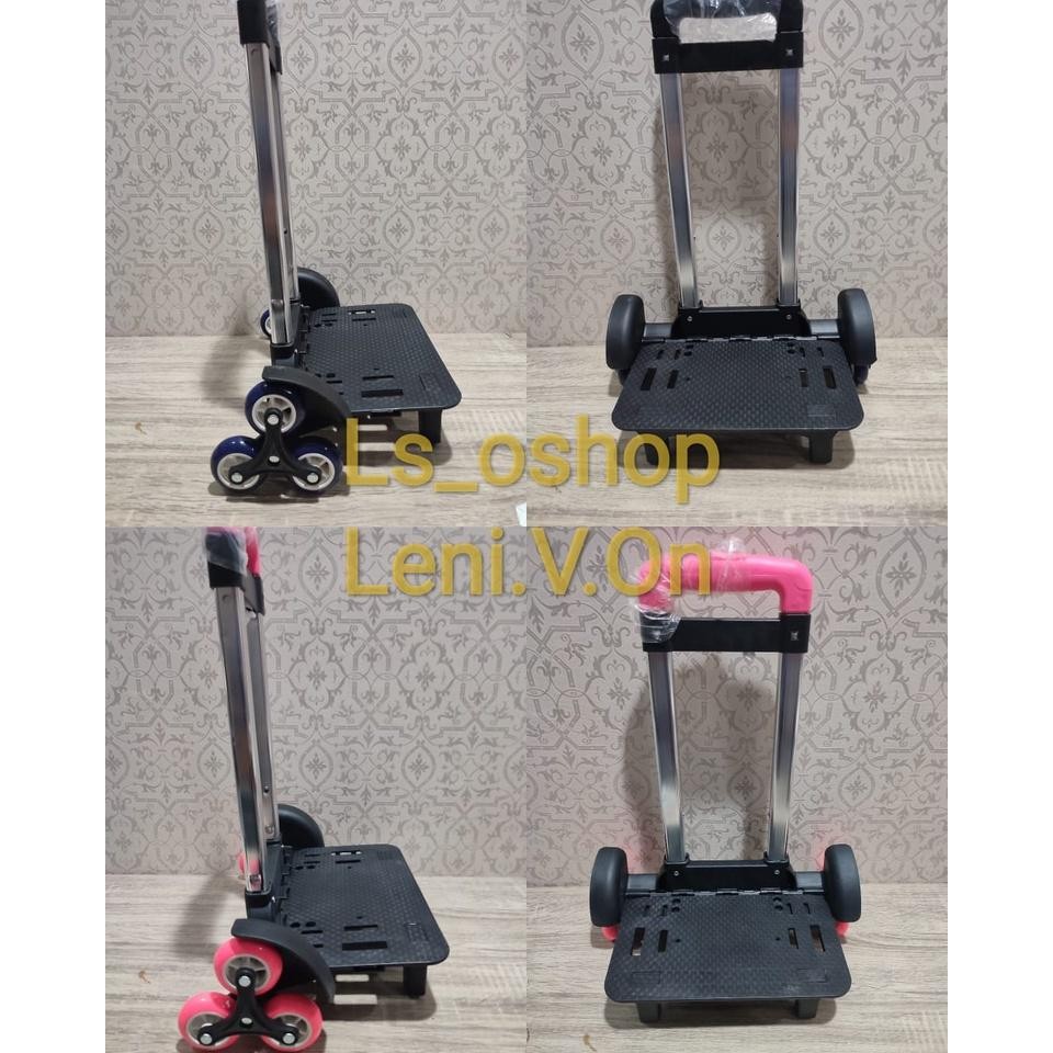 Trolly Untuk Tas Sekolah Roda 6 Serbagunatroli Sekolah Foldable Trolley Spinner New