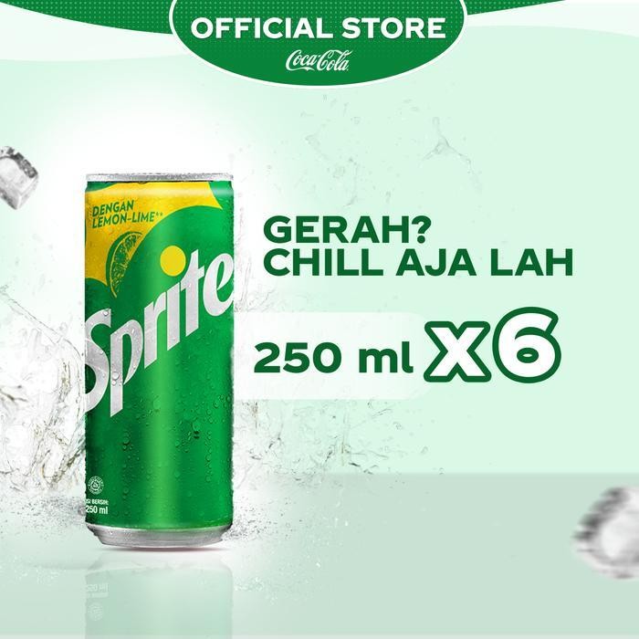 

Sprite Lemon Lime Minuman Soda - Kaleng 250Ml - X6 Pcs