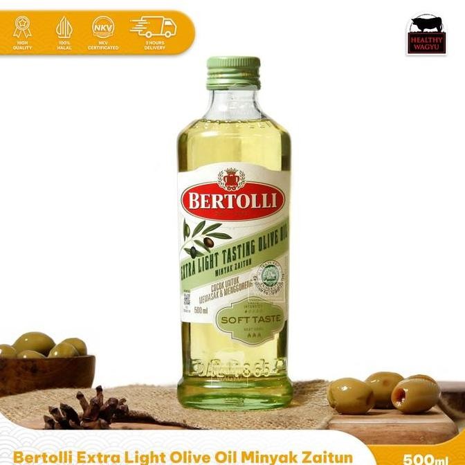 

Terlaris Bertolli Extra Light Olive Oil Minyak Zaitun 500Ml Ready Stok