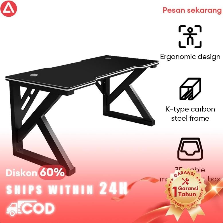 Meja Gaming Minimalis Modern Meja PC Furniture Meja Gaming Meja Komputer  Meja Kantor