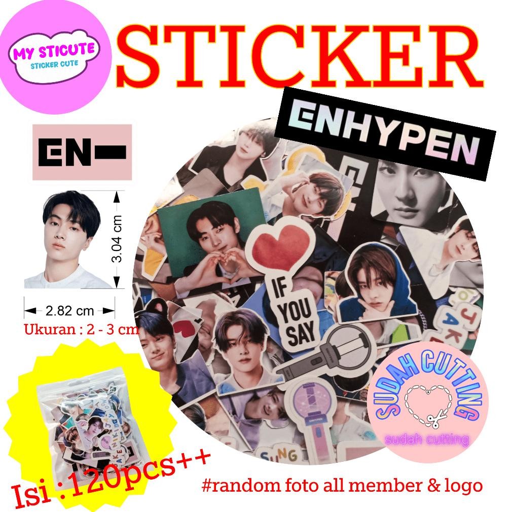 

(Isi : 120++ pcs)My StiCute Sticker Enhypen Image & Logo