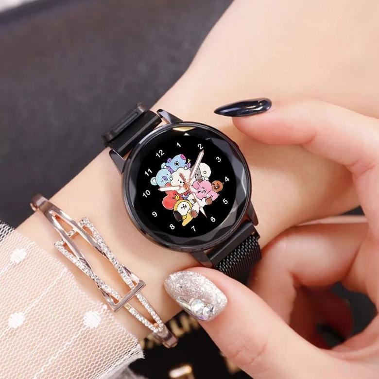 JAM TANGAN WANITA BTS BT21 3433