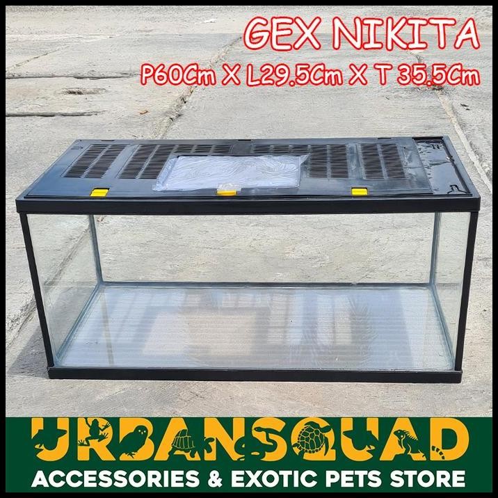 GEX NIKITA P60Cm X L29.5Cm X T 35.5Cm EXOTERRA REPTIZOO AQUARIUM KURA