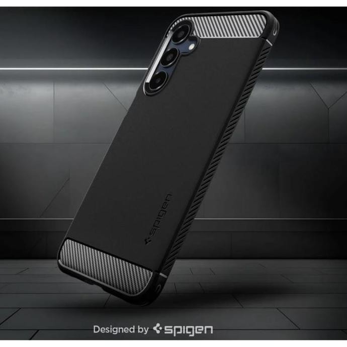 Case for Samsung Galaxy A16 5G Spigen Rugged Armor Carbon Fiber Anti Shock Crack Slip Scratch Casing