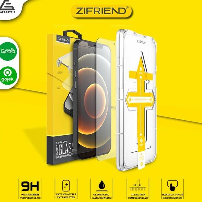 ZIFRIEND TEMPERED GLASS IPHONE 12 / 12 PRO / 12 PRO MAX / 12 MINI EASY APP