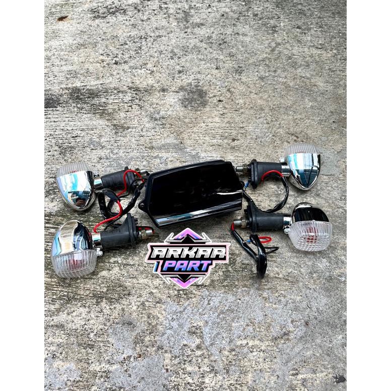 (COD) STOPLAMP NINJA LAMPU BELAKANG NINJA SS R SET SEIN NINJA TERLARIS