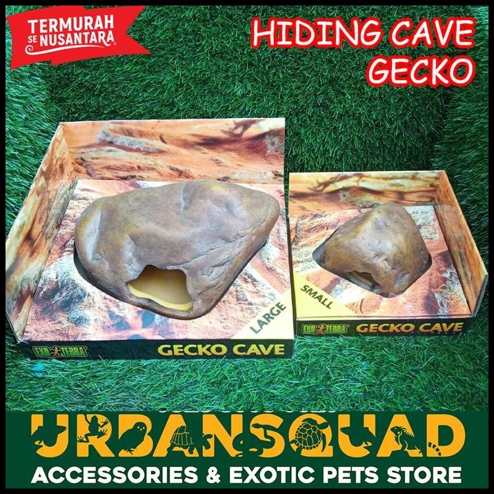 EXOTERRA GECKO CAVE HIDING CAVE GECKO KADAL PANANA CROC SKINK