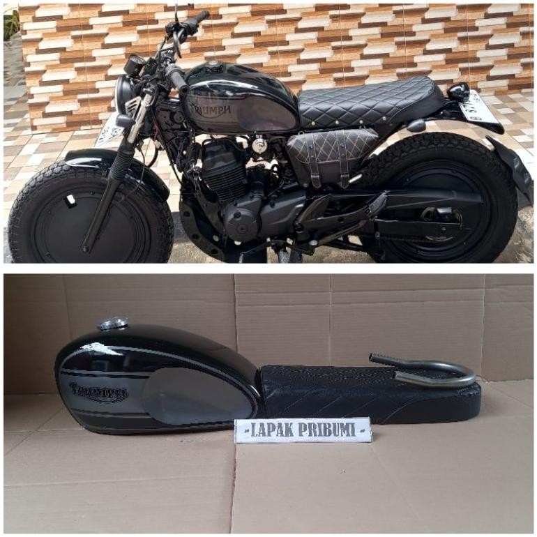 Paket Tangki Japstyle Tangki Custom Tangki Triumph Jok Japstyle
