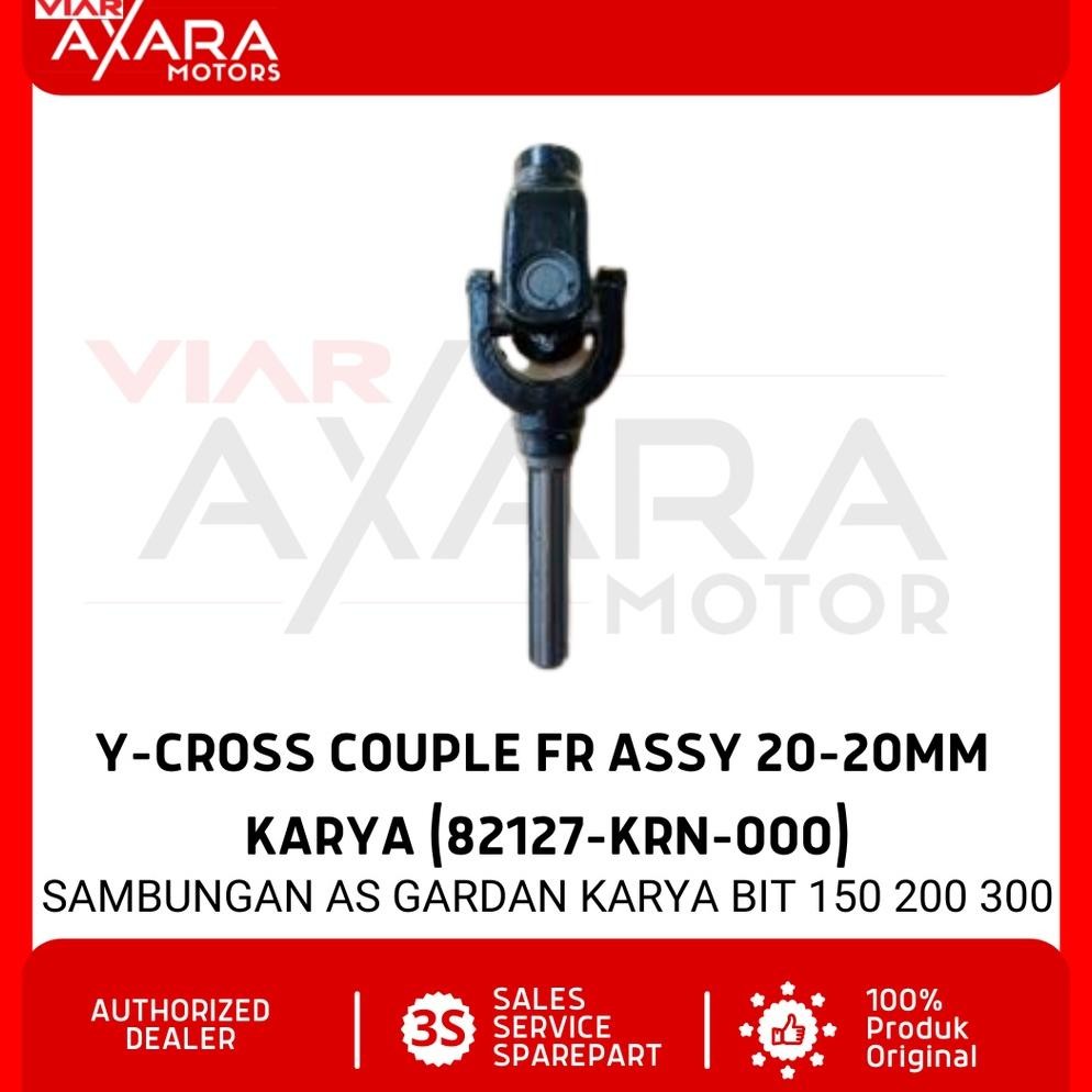 Y-Cross Couple FR Assy 20-20mm Karya / Kopel Joint / Sambungan As Gardan Sparepart Viar Roda 3 Karya
