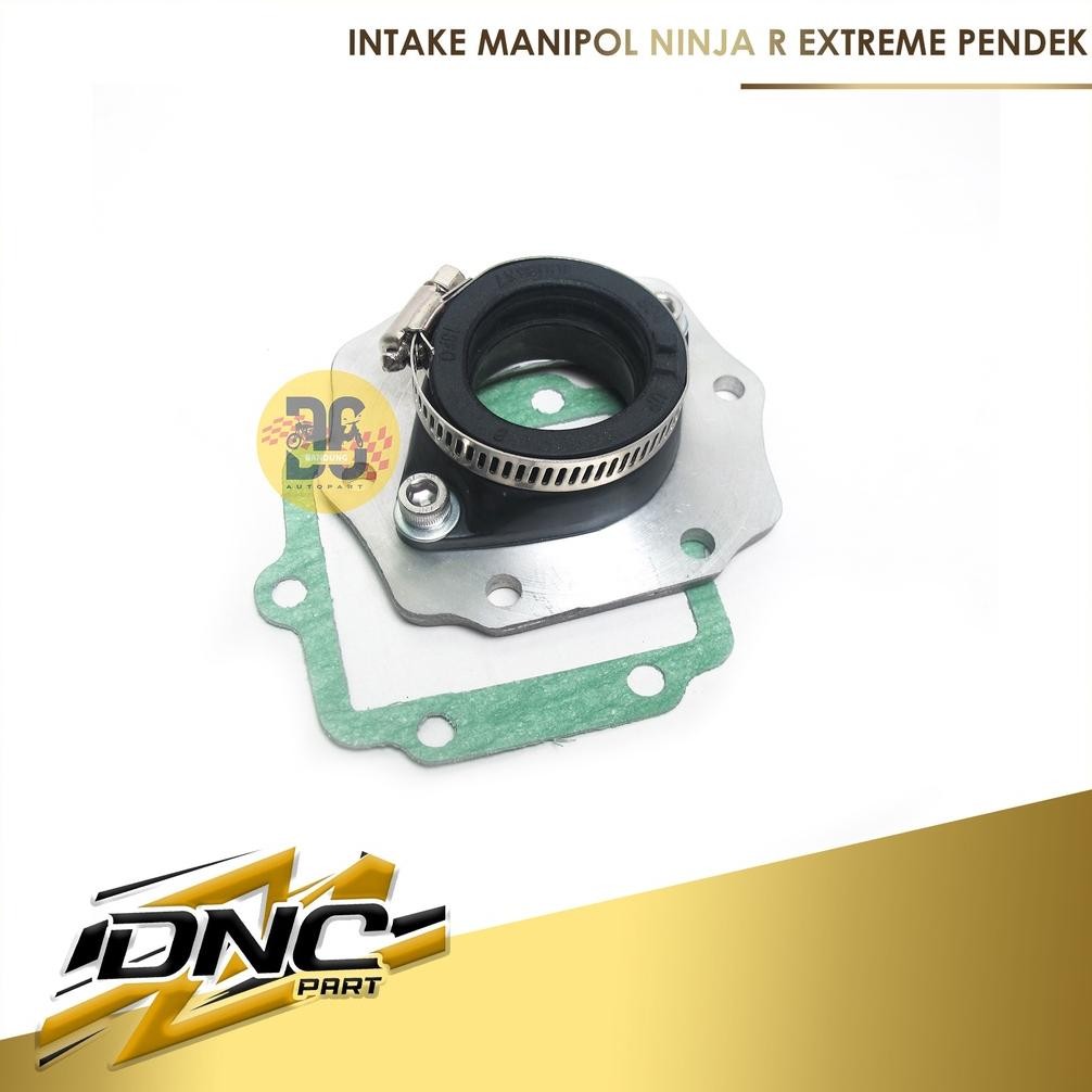 INTAKE MANIFOLD MANIFUL NINJA R EXTREME PENDEK UNTUK PE28 & PE32 DAN SEUKURAN