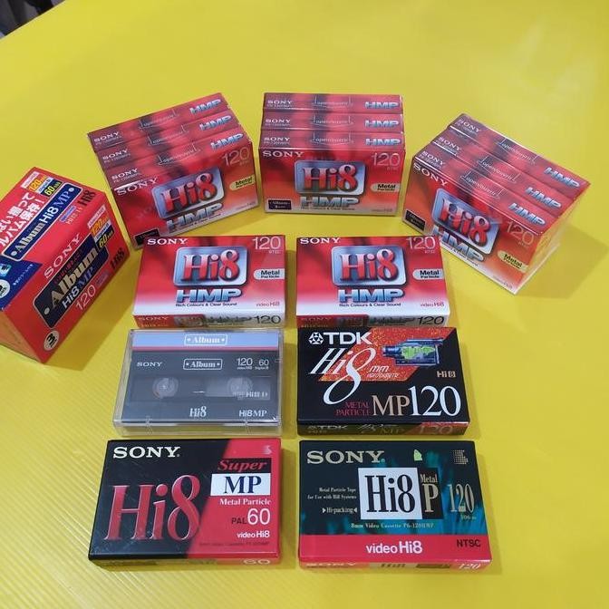 ready stock  KASET SONY Hi8 untuk Handycam SONY Video8 Hi8 dan Digital8