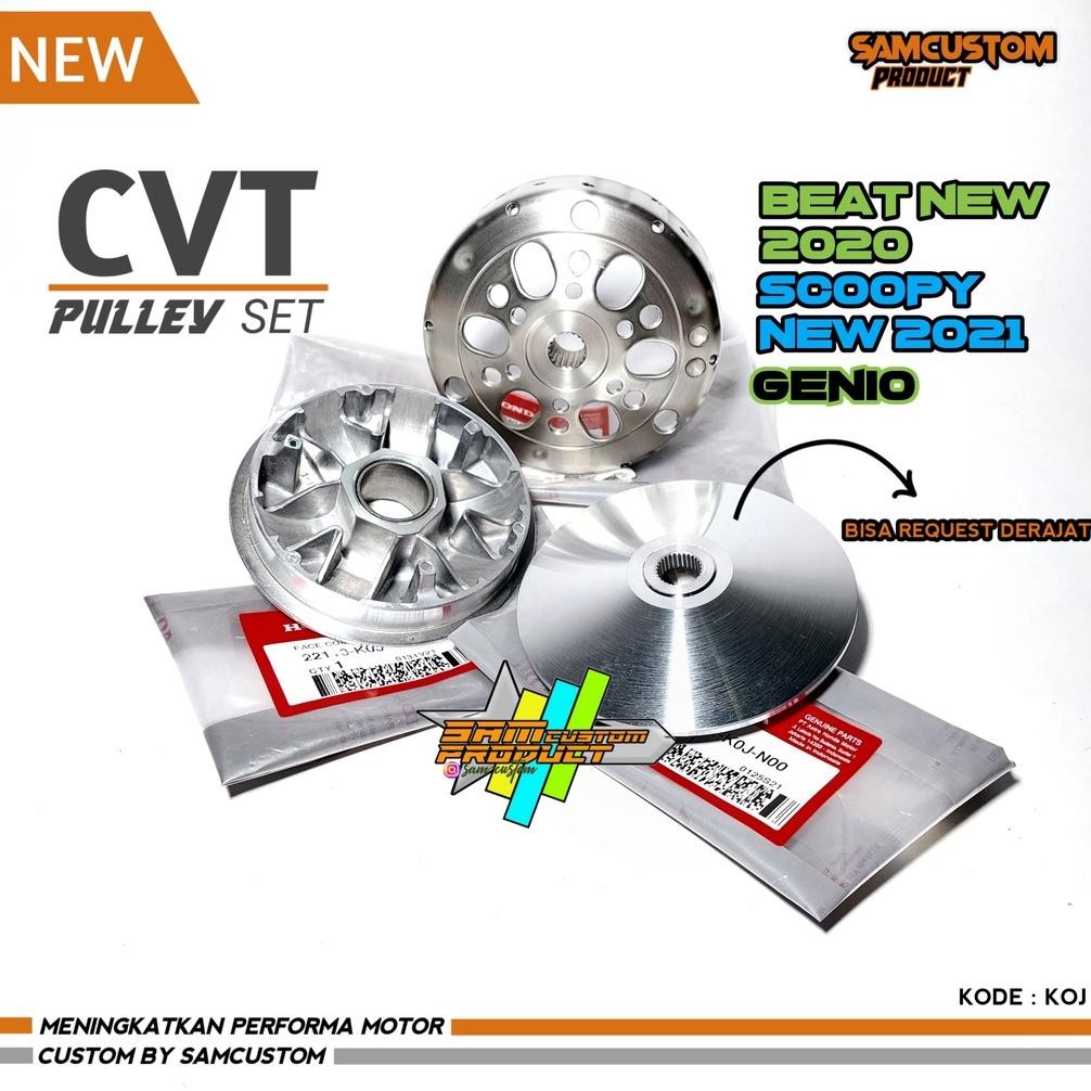 Paket Upgrade Cvt Kirian Rumah Roller Racinng Pulley Racing Pulley Mangkok Custom Beat 2020 Scoopy 2