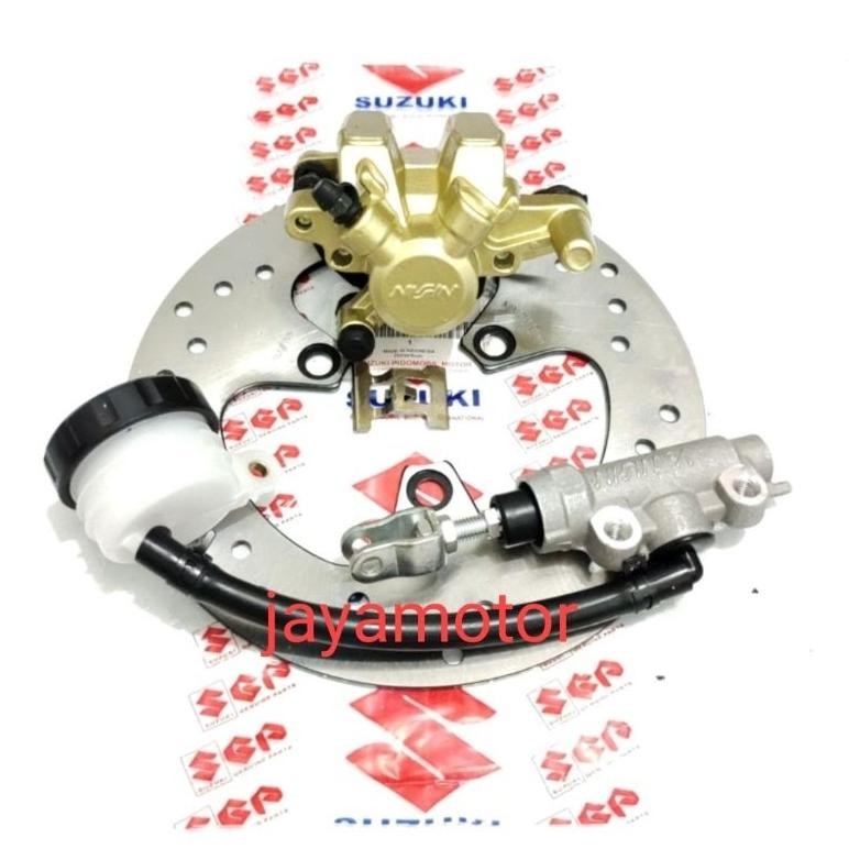 piringan cakram+master rem set+kaliper belakang Suzuki Shogun 125 FL,Shogun 125 Sp new,Shogun NR,Sho
