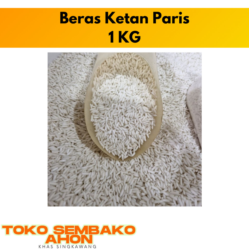

Beras Ketan Paris 1 KG | No mi 1 KG / Beras Ketan Pulen / Ketan No Mi 1kg / Beras Ketan Lengket / Beras Ketan Import Paris