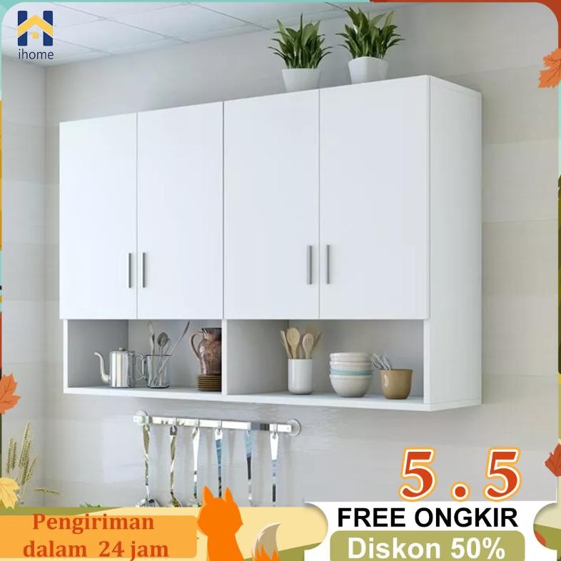 Rak Gantung Dapur/Lemari Kabinet Dapur/Cubic Kitchen Set 4 Pintu Minimalis/ Rak Atas Dapur
