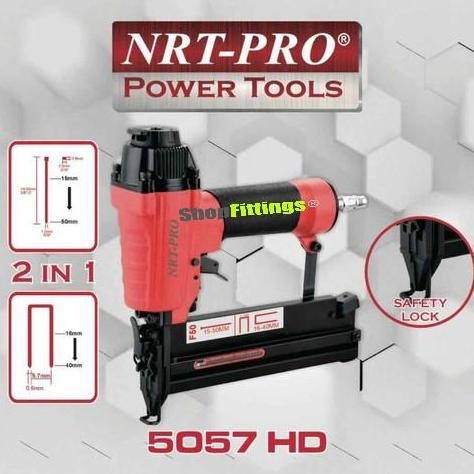 

Promo NRT Pro 5057 Mesin Paku Tembak Angin F50 Air Nailer Gun Stapler 2 in 1 COD