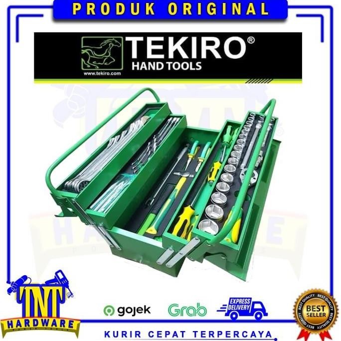 Tekiro Tool Box Set 66 Pcs/Mekanik Tools /Alat Perkakas /Tool Set
